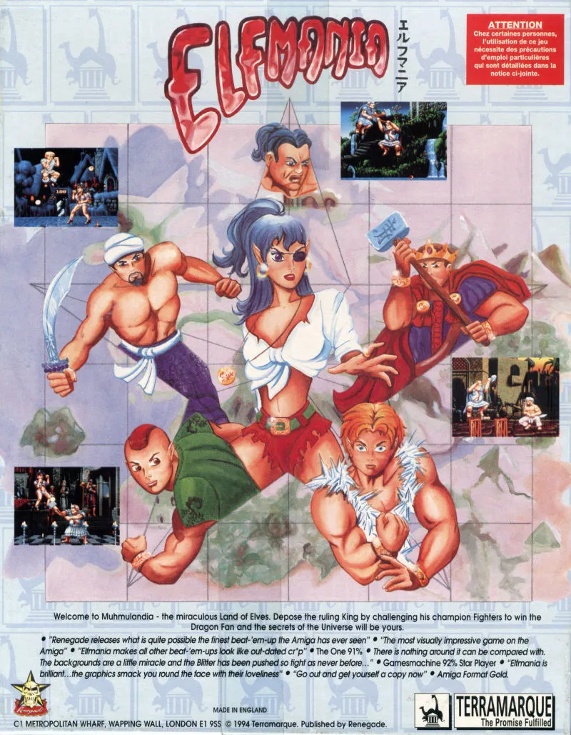 Elfmania box back