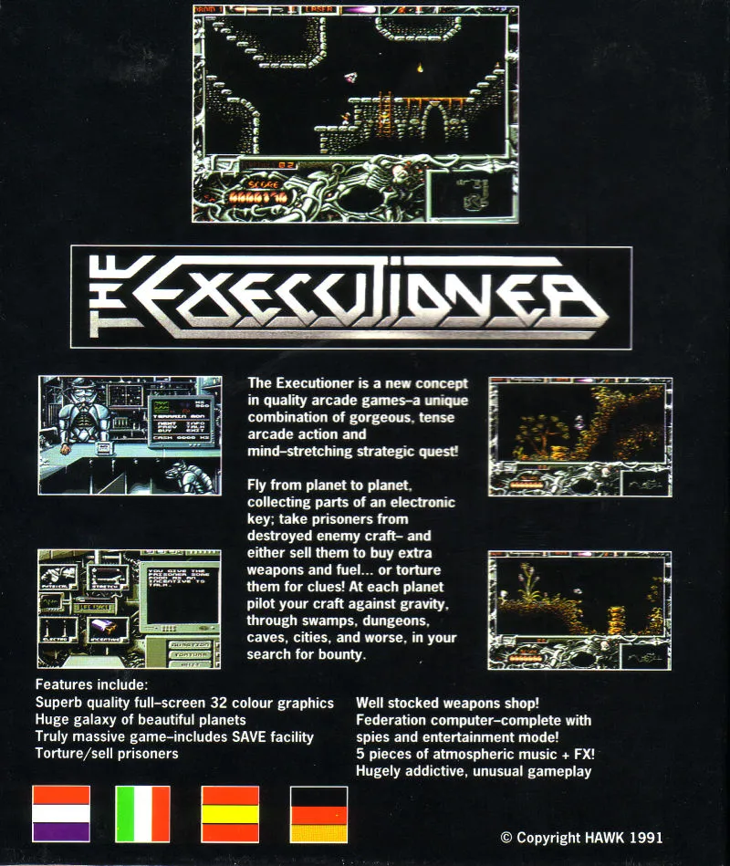 The Executioner box back