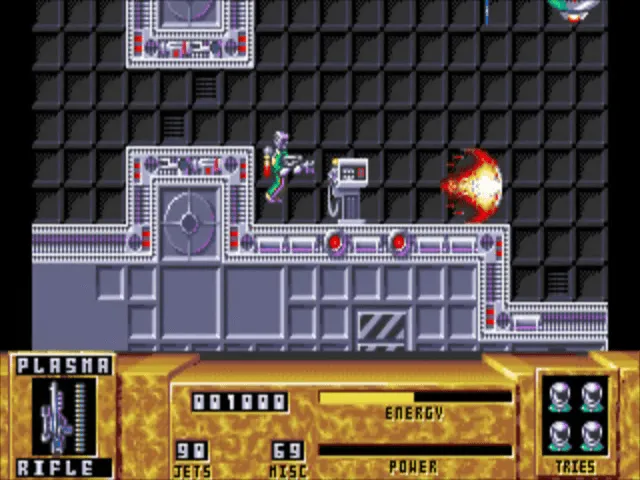 Dan Dare III: The Escape screenshot