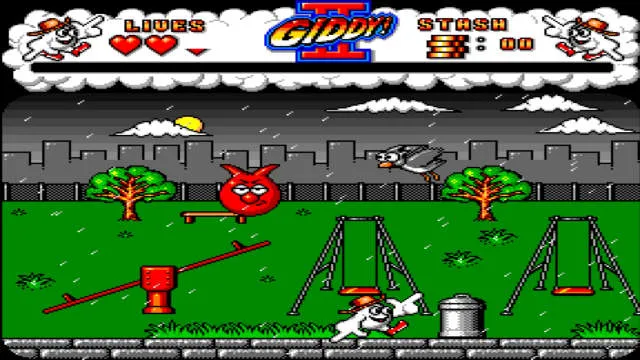 Backdrop artwork for Giddy II: Hero in an Egg Shell