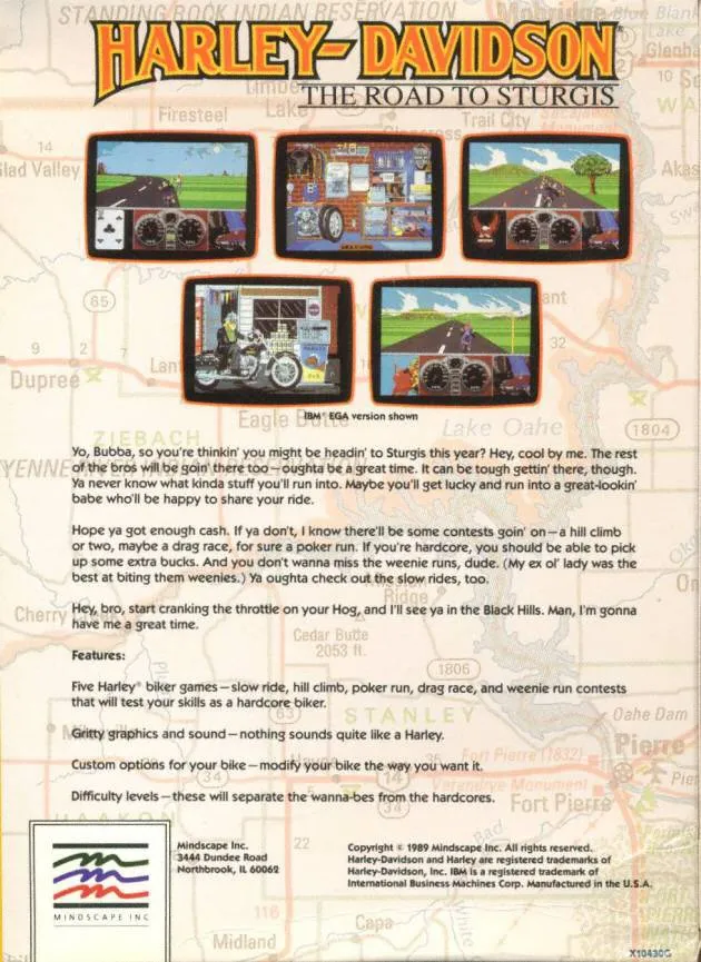 Harley-Davidson: The Road to Sturgis box back