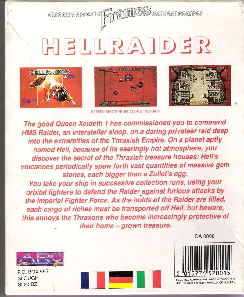 Hellraider box back