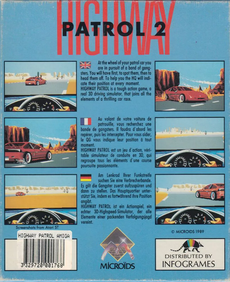 Highway Patrol 2 box back
