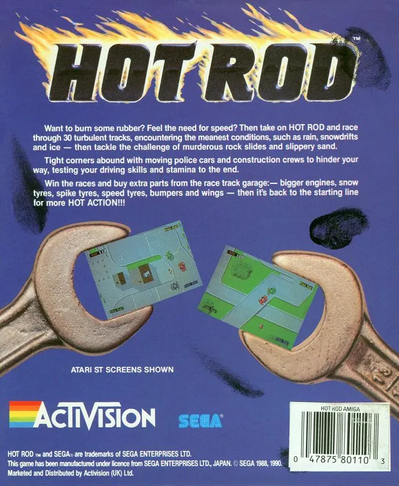 Hot Rod box back