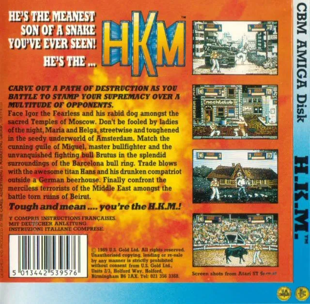 Human Killing Machine box back