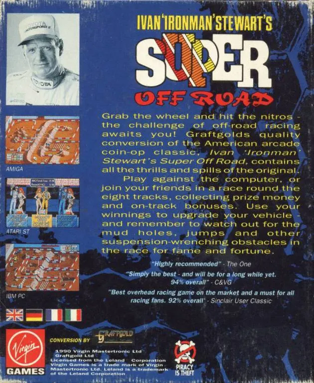 Ivan "Ironman" Stewart's Super Off Road box back