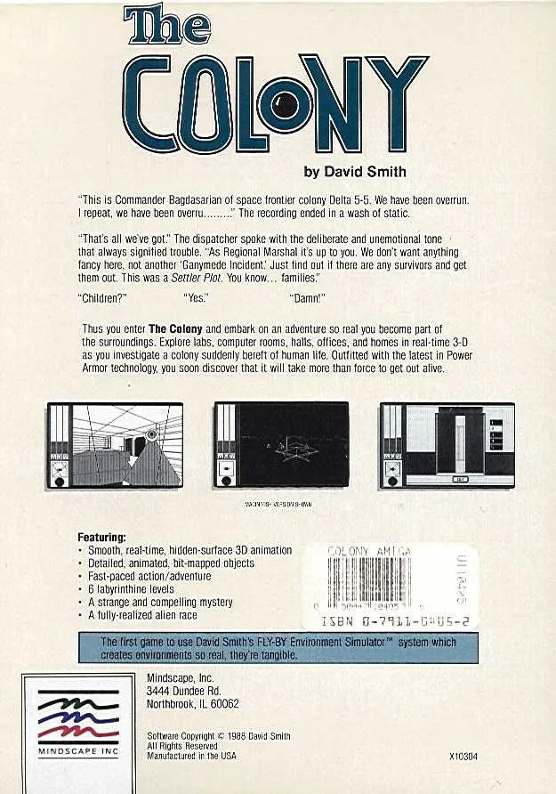 The Colony box back