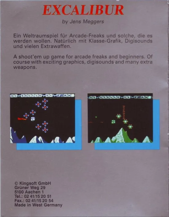 Excalibur box back