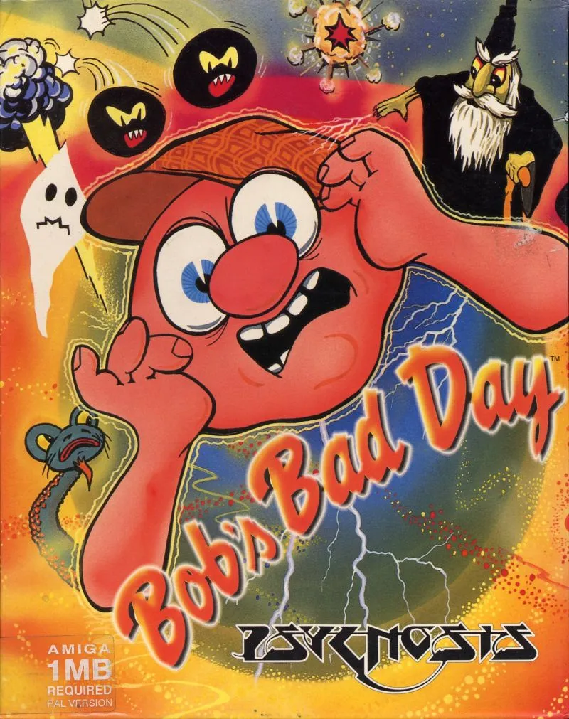 Bob's Bad Day cover art for Commodore Amiga