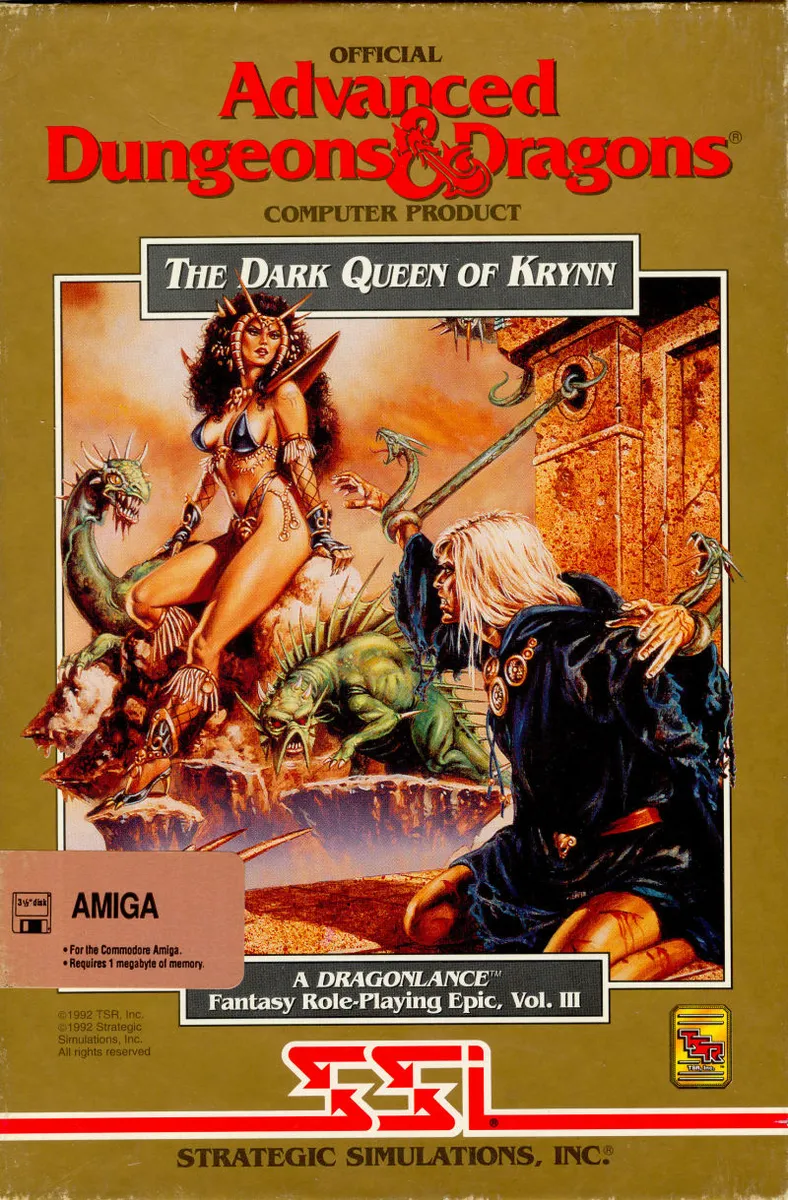 The Dark Queen of Krynn box art