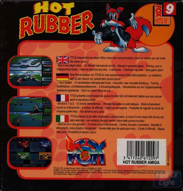 Hot Rubber box back