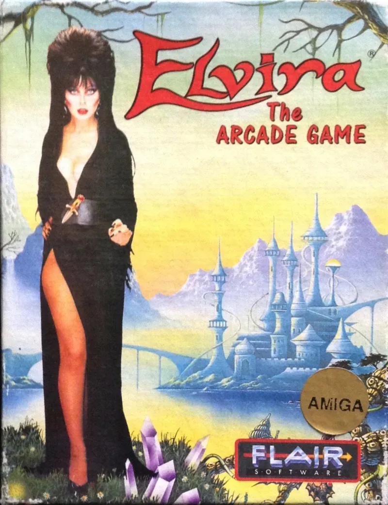 Elvira: The Arcade Game box art
