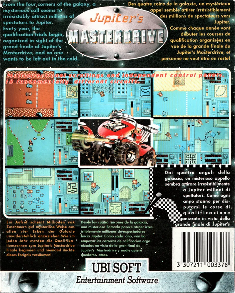 Jupiter's Masterdrive box back