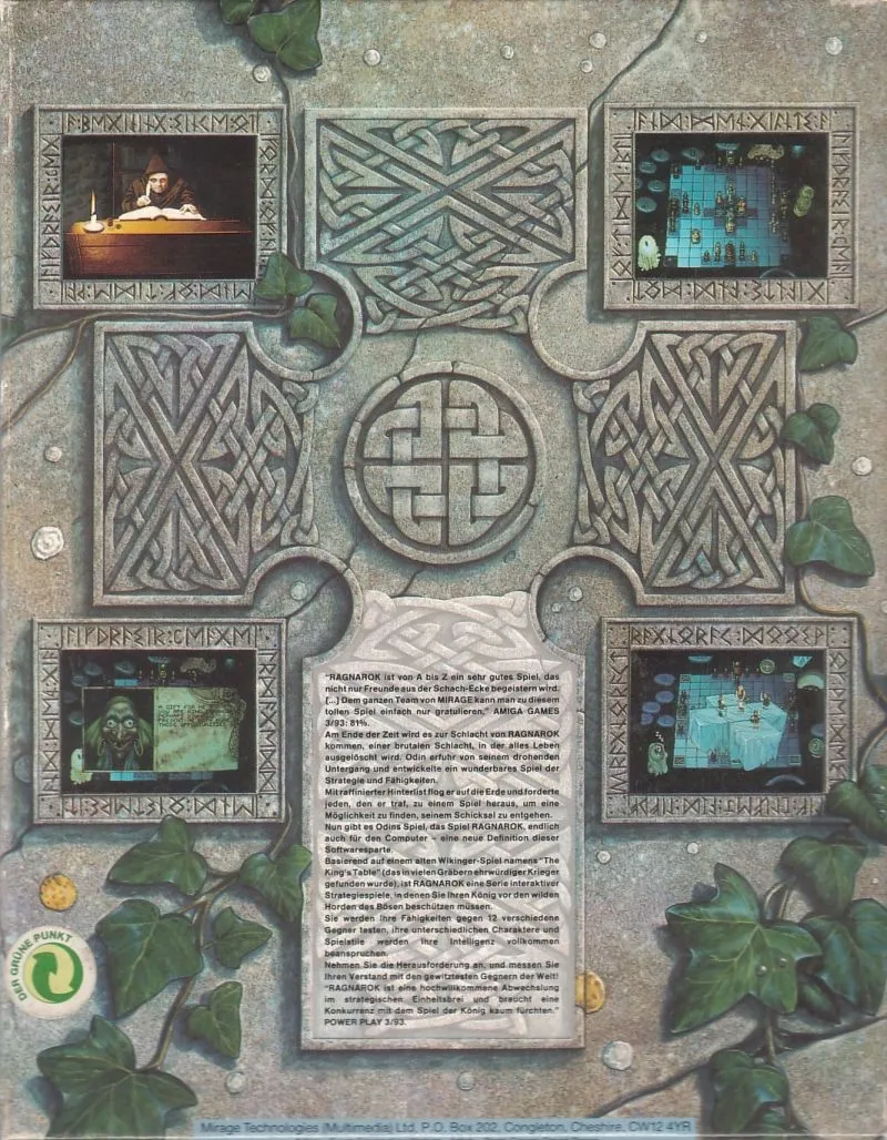 The Legend of Ragnarok box back