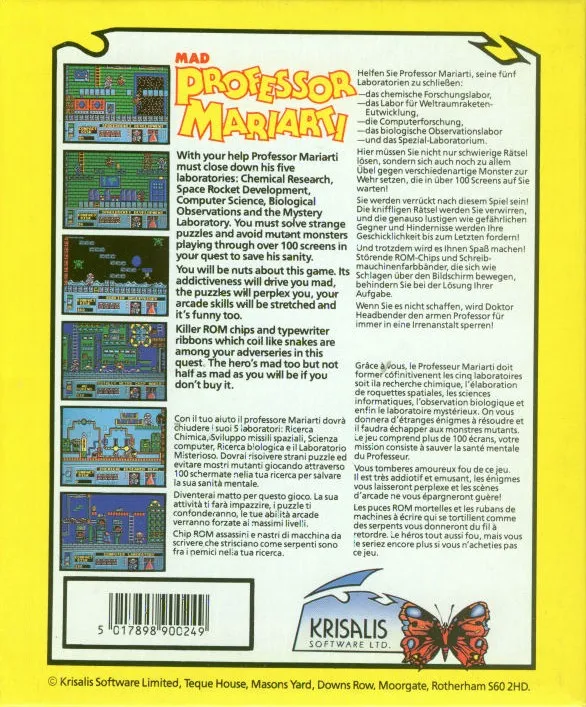 Mad Professor Mariarti box back