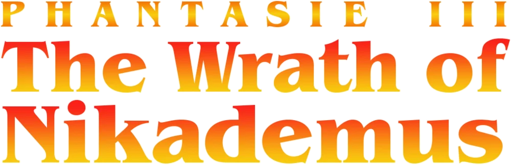 Phantasie III: The Wrath of Nikademus logo
