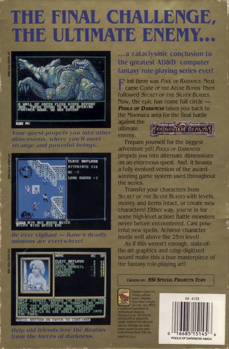 Pools of Darkness box back