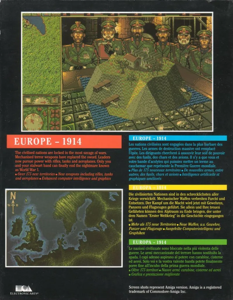 Powermonger: World War I Edition box back