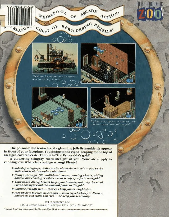 Treasure Trap box back