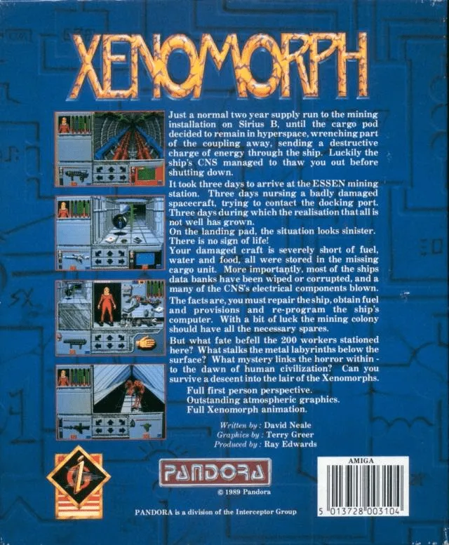 Xenomorph box back