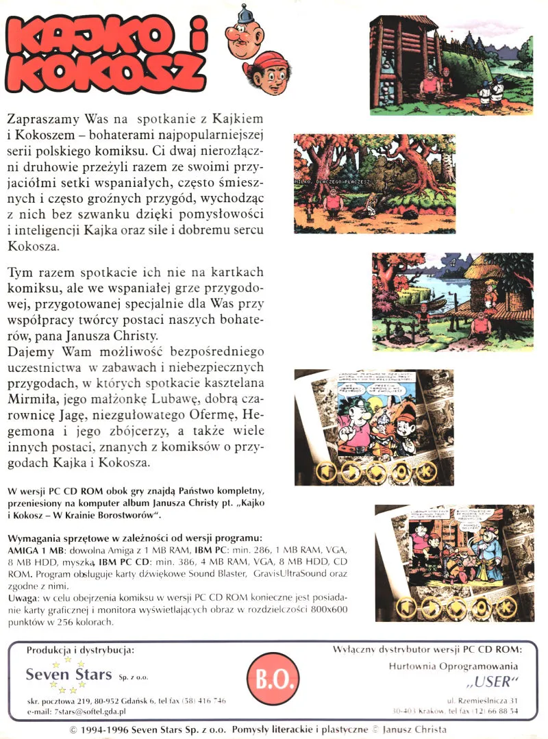 Kajko i Kokosz box back