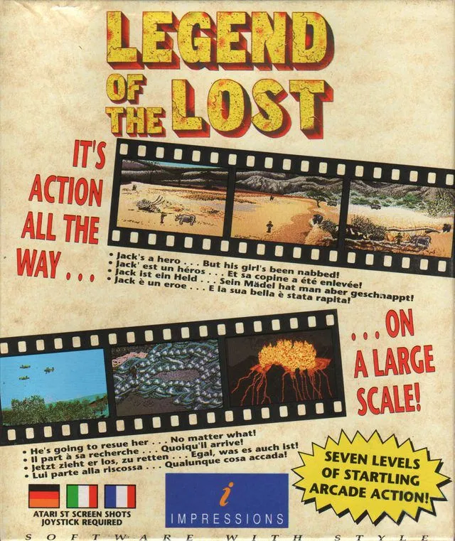 Legend of the Lost box back