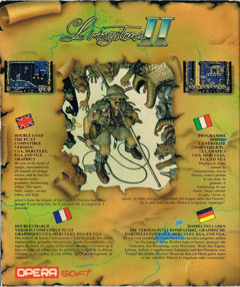 Livingstone II box back