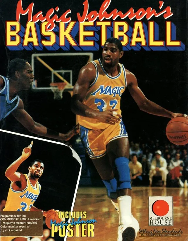 Magic Johnson's Basketball box art