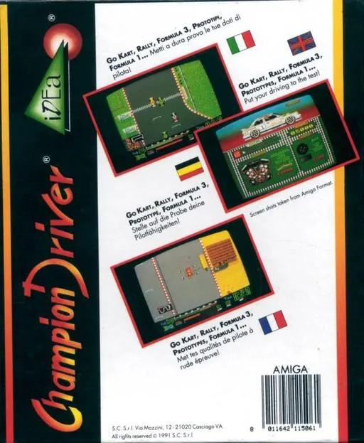 Champion Driver box back