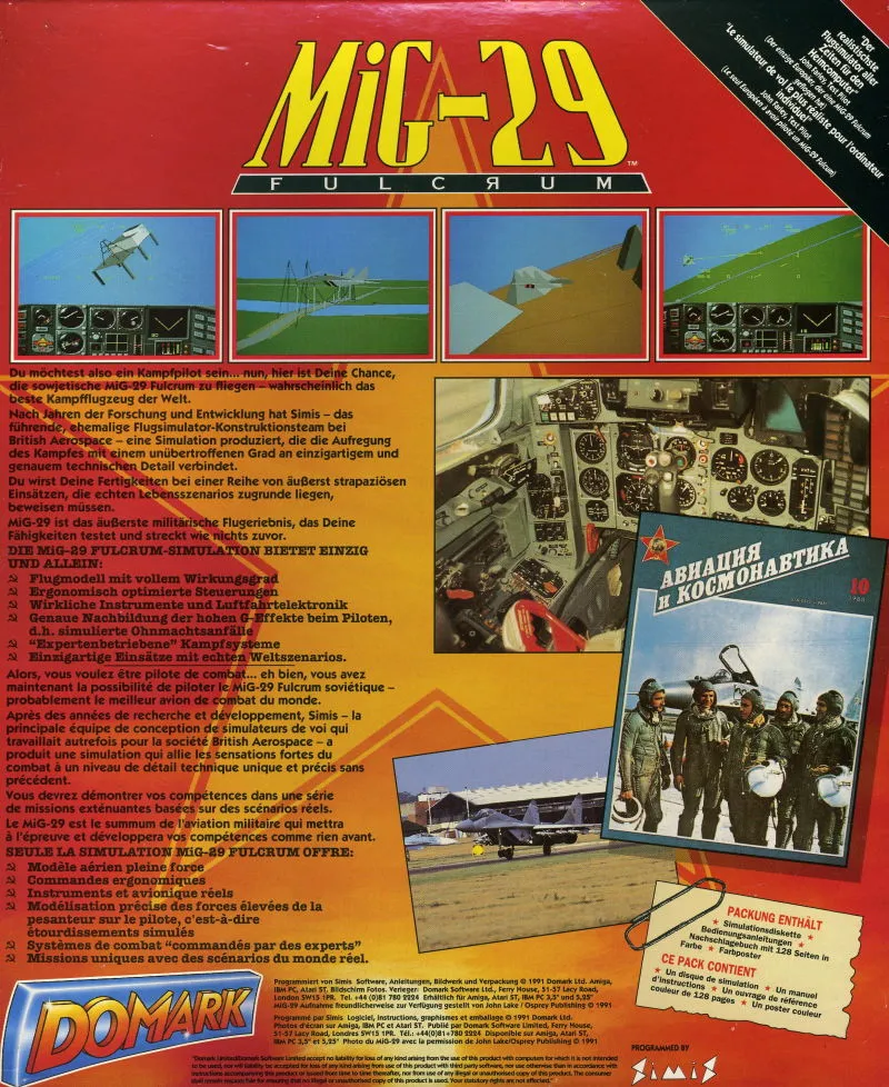 MiG-29 Fulcrum box back