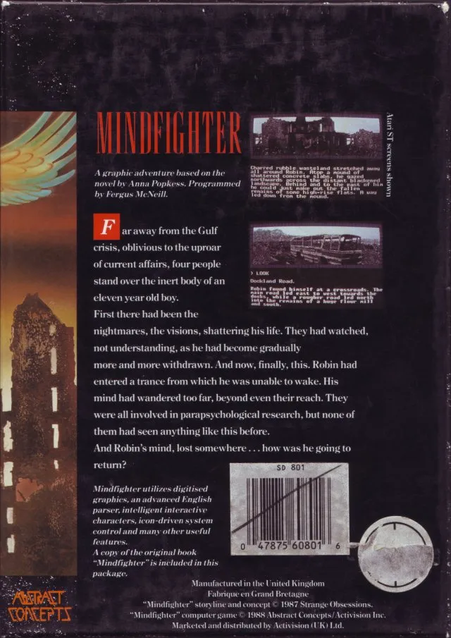 Mindfighter box back