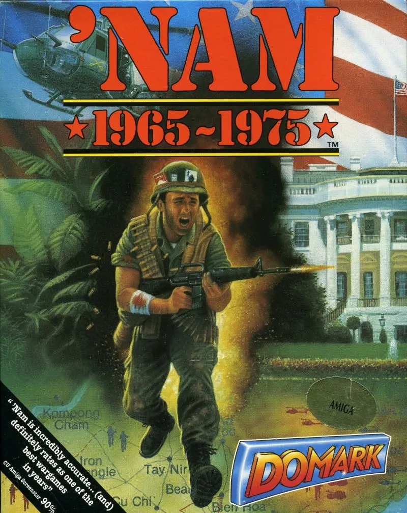 'Nam 1965-1975 cover art for Commodore Amiga