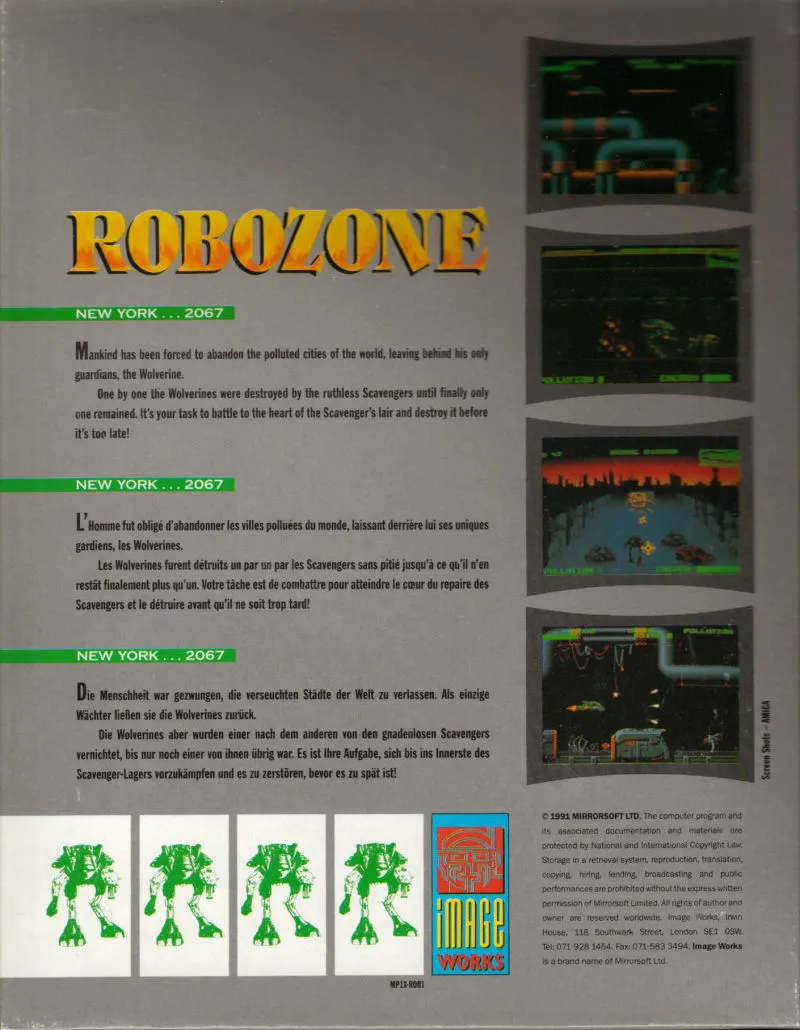 Robozone box back
