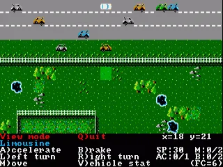 Roadwar Europa screenshot