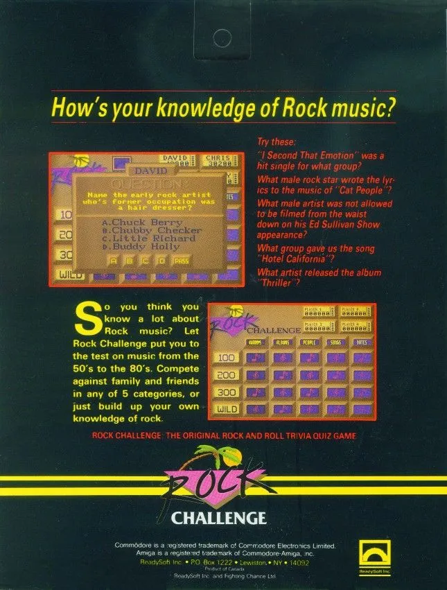 Rock Challenge box back