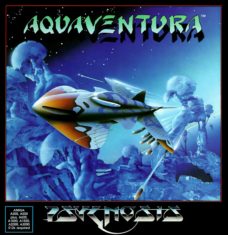 Aquaventura cover art for Commodore Amiga