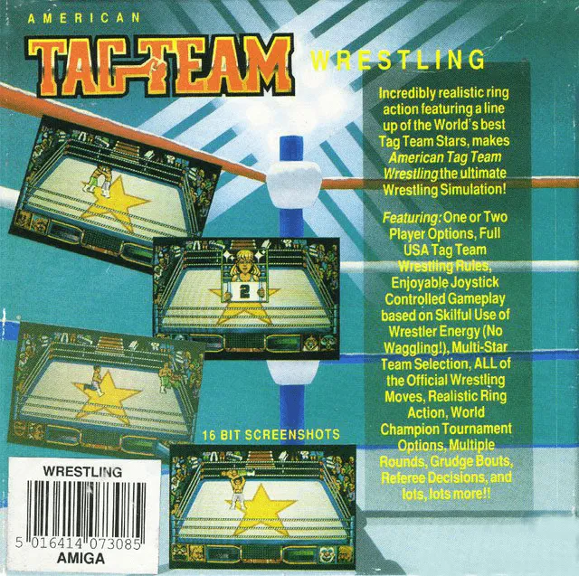 American Tag-Team Wrestling box back