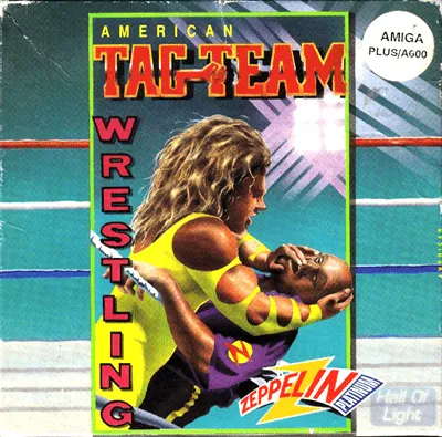 American Tag-Team Wrestling cover art for Commodore Amiga