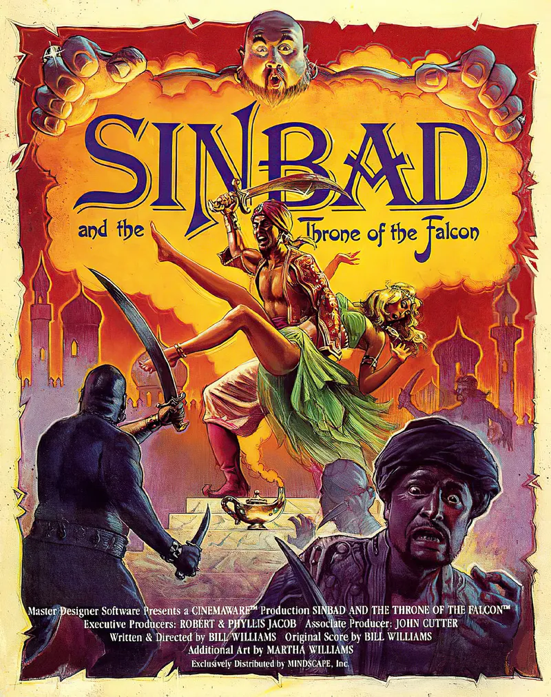 Sinbad and the Throne of the Falcon box art