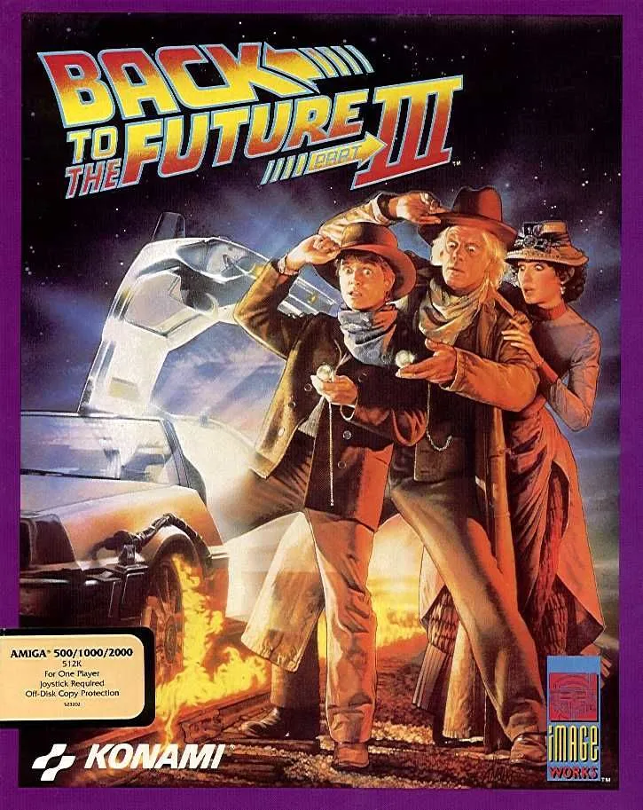 Back to the Future Part III box back