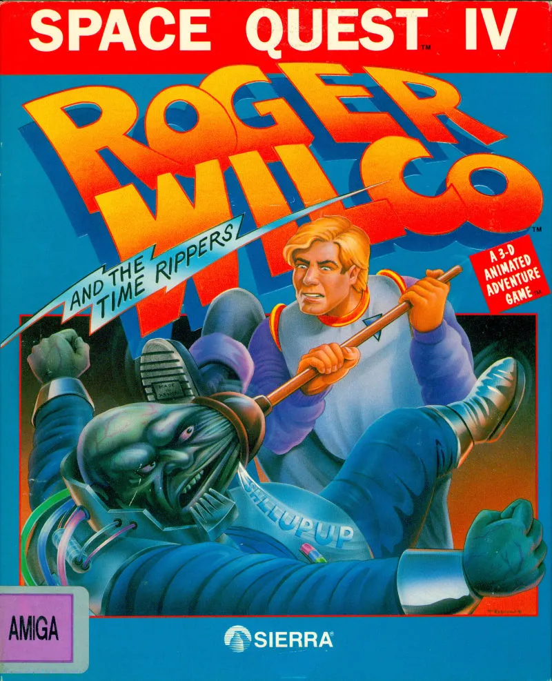 Space Quest IV: Roger Wilco and the Time Rippers box art