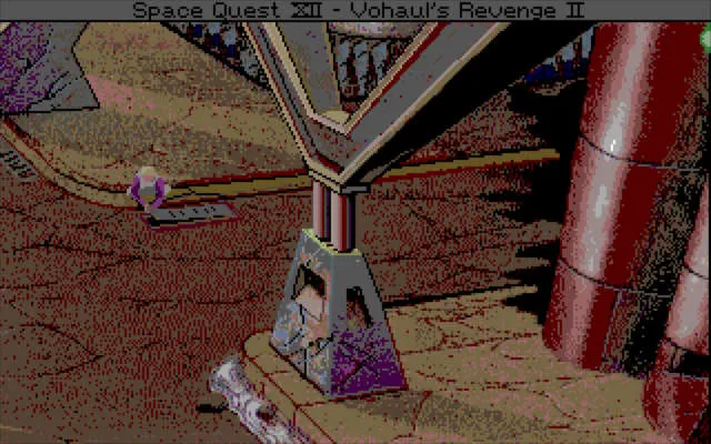 Backdrop artwork for Space Quest IV: Roger Wilco and the Time Rippers