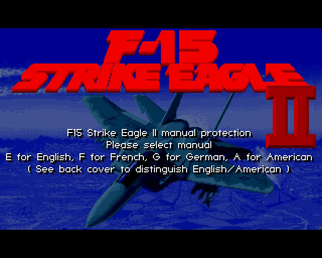 F-15 Strike Eagle II screenshot