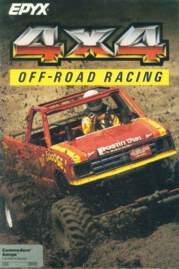4x4 Off-Road Racing cover art for Commodore Amiga