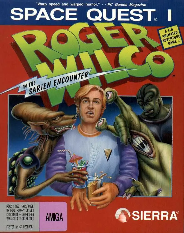 Space Quest I: Roger Wilco in the Sarien Encounter box art