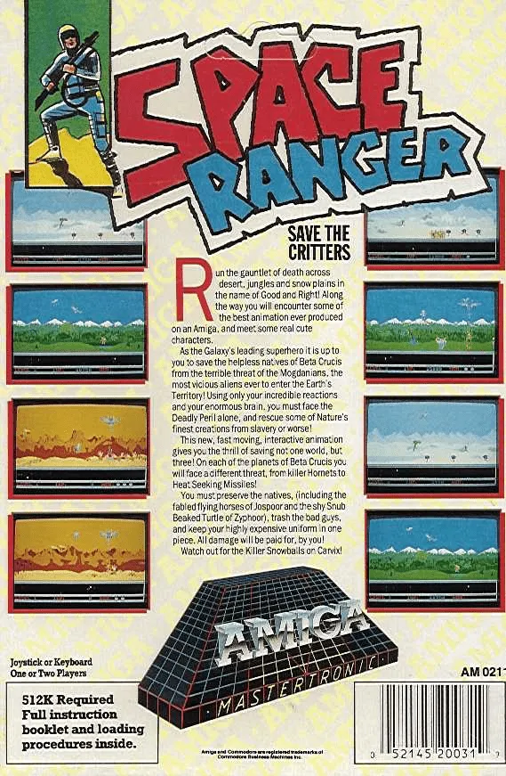 Space Ranger box back