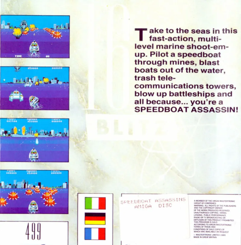 Speedboat Assassin box back
