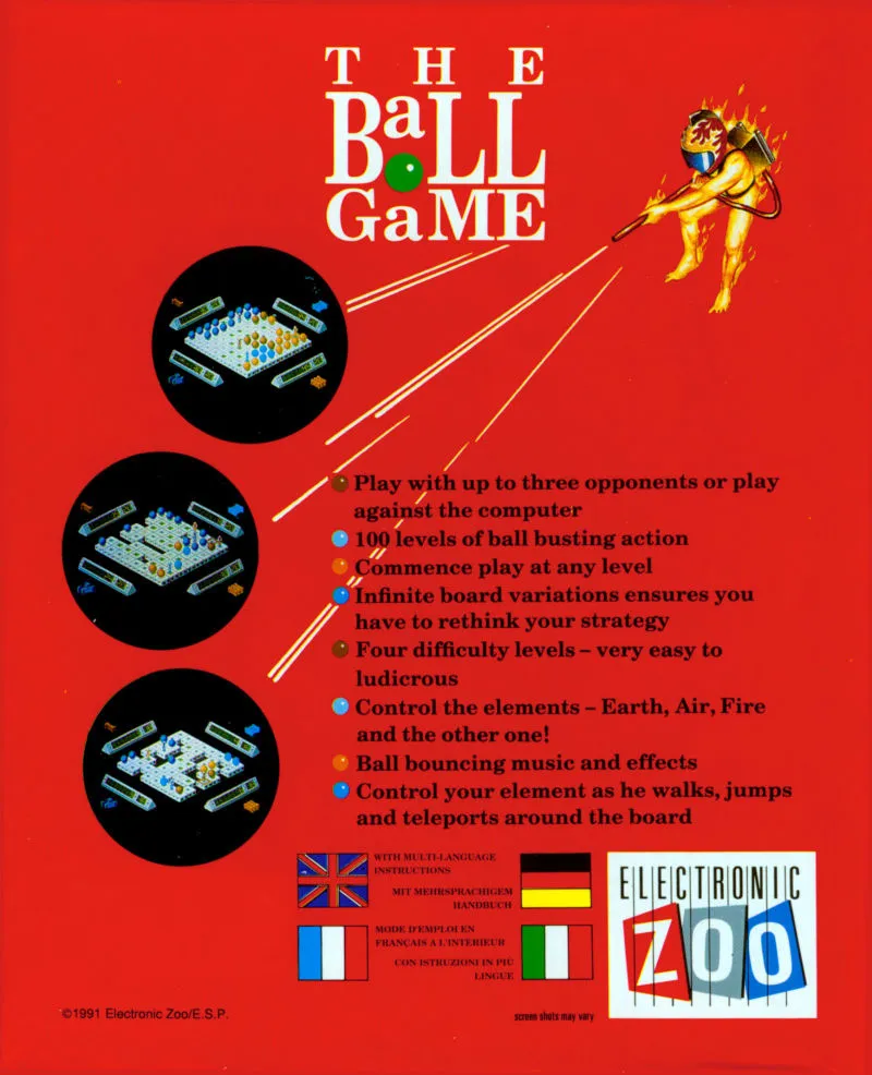 The Ball Game box back