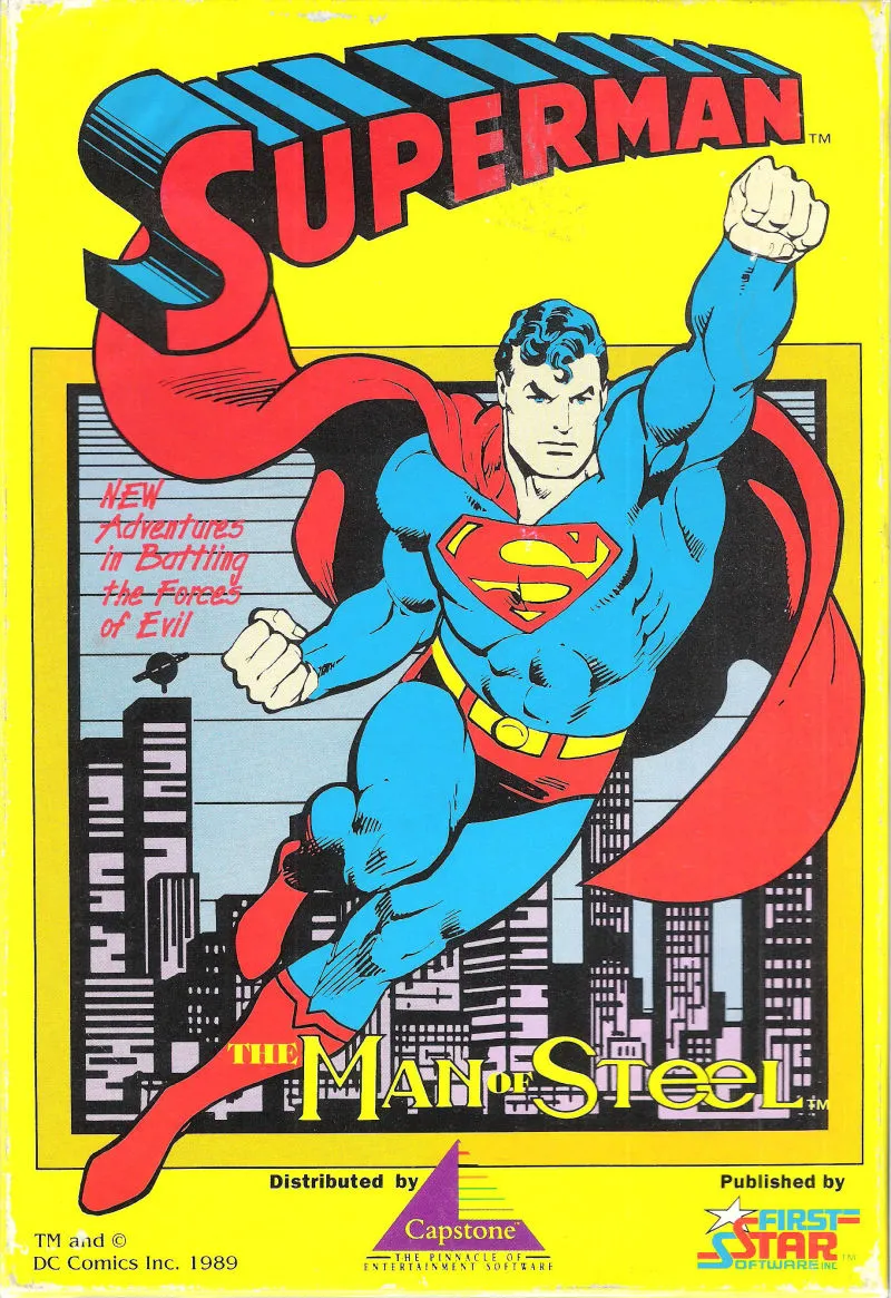 Superman: The Man of Steel box art