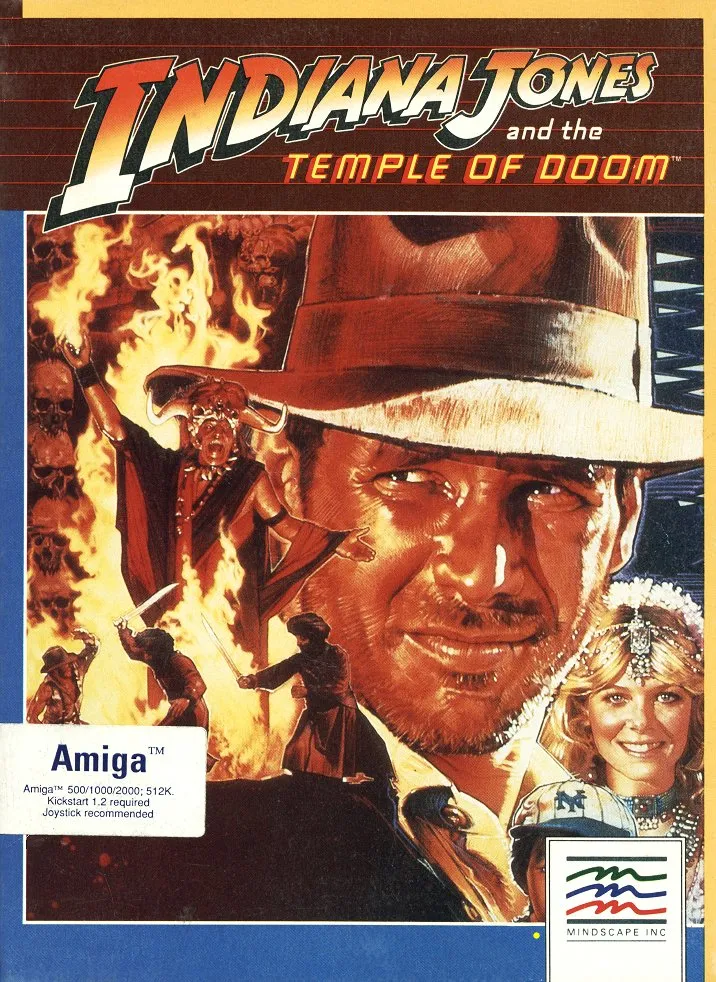 Indiana Jones and the Temple of Doom box art